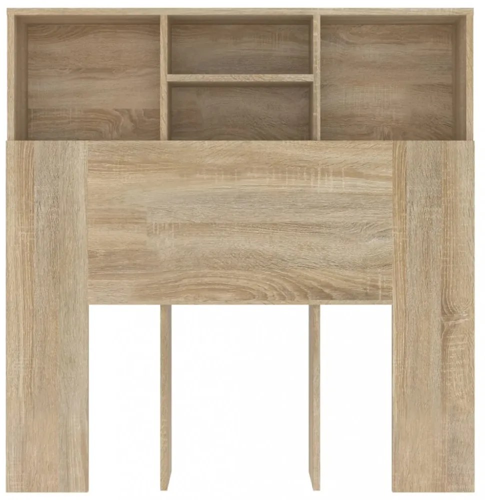 sonoma-tölgyszínű áthidaló szekrény 100 x 19 x 103,5 cm