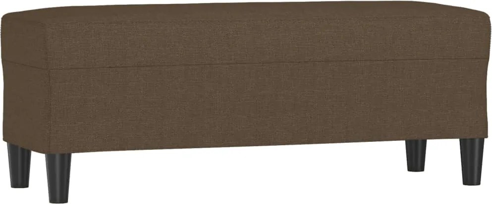 vidaXL barna szövet pad 100 x 35 x 41 cm