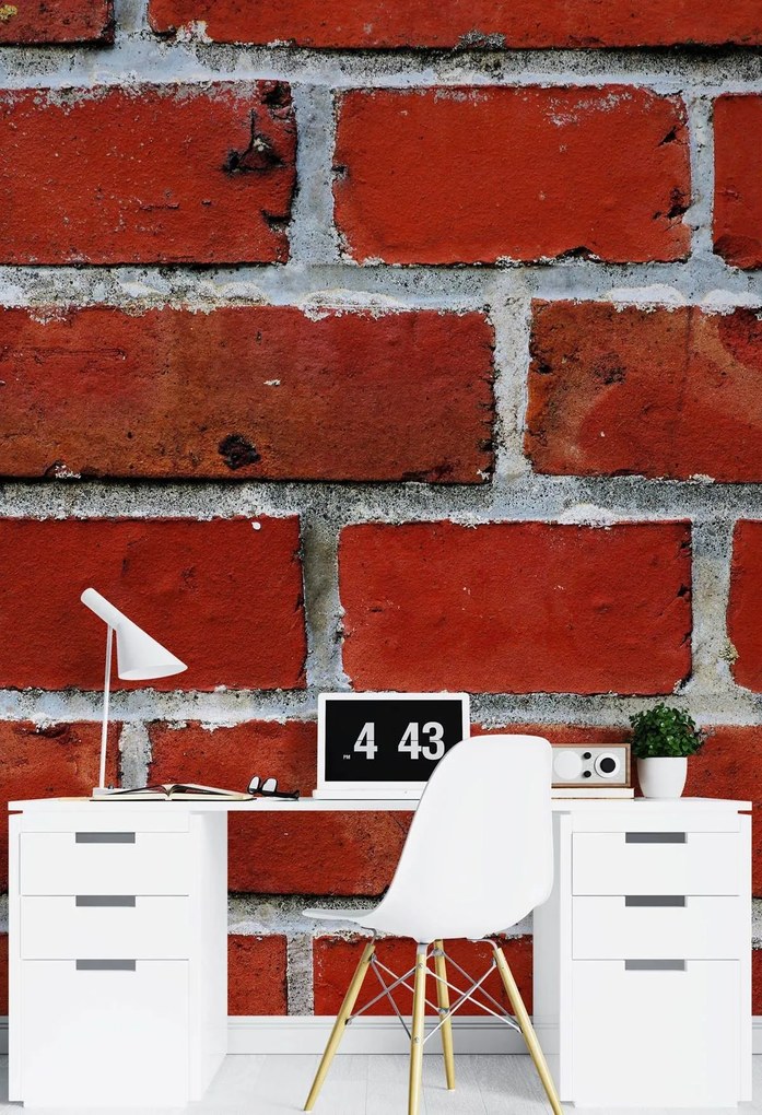 Gario Fotótapéta Vörös tégla közelkép Anyag: Vlies, Méret: 150 x 210 cm