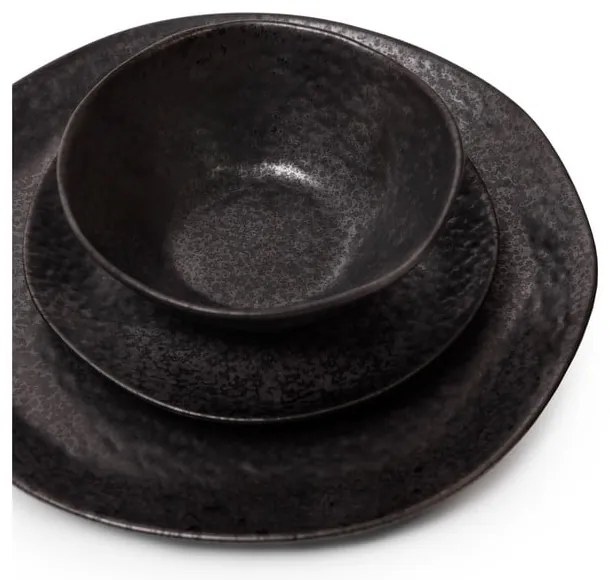 Kőedény hatszemélyes étkészlet 18 db-os Dark Moon – Bonami Selection