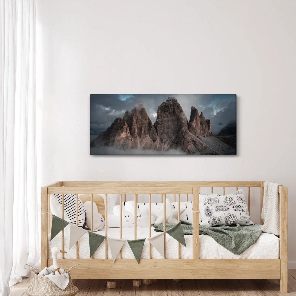 Kép - Három fogak, olasz Dolomitok (120x50 cm)