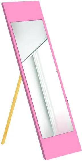Concept álló tükör rózsaszín kerettel, 35 x 140 cm - Oyo Concept