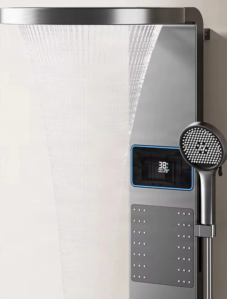 Zuhanypanel ELITE EDITION BSE1424 LED-világítással és masszázsfúvókákkal, többféle színváltozatban — Arany