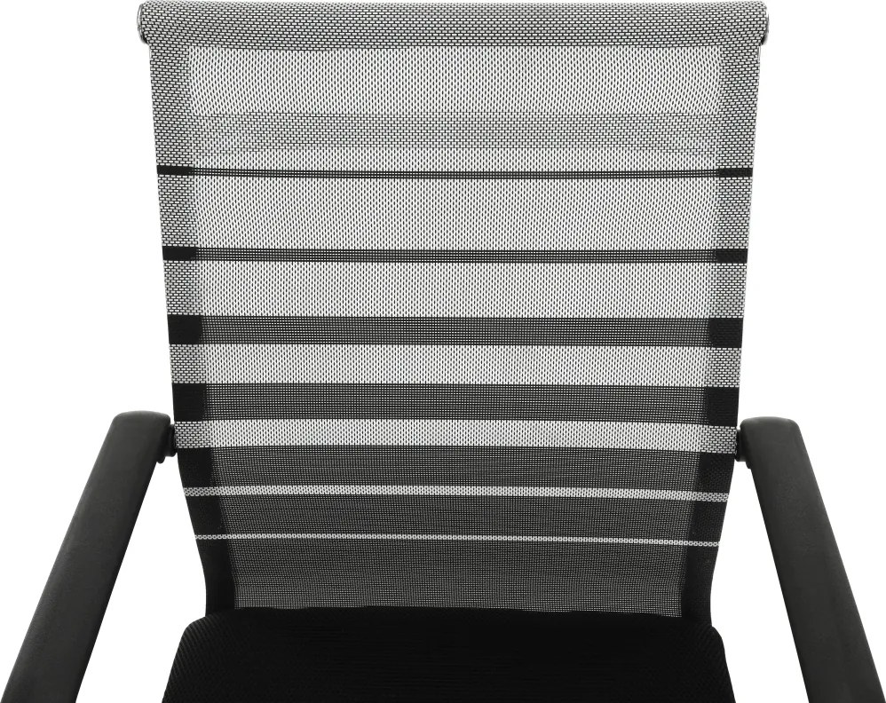 Tárgyalószék, szürke/fekete/ezüst, ESIN