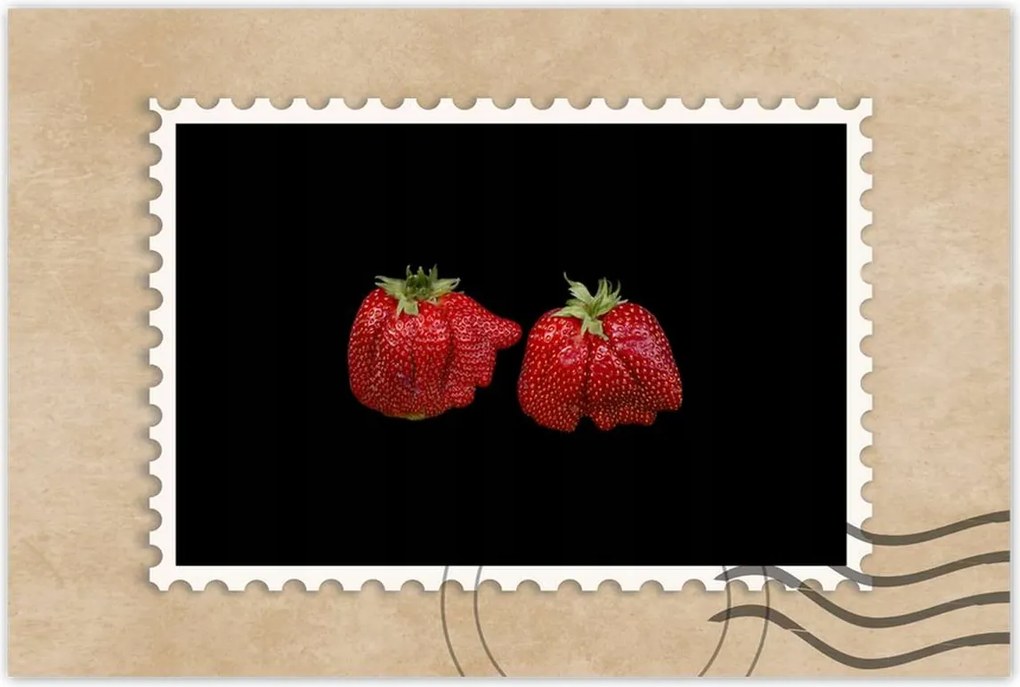 Poszterek 90x60 Nagy érett eper