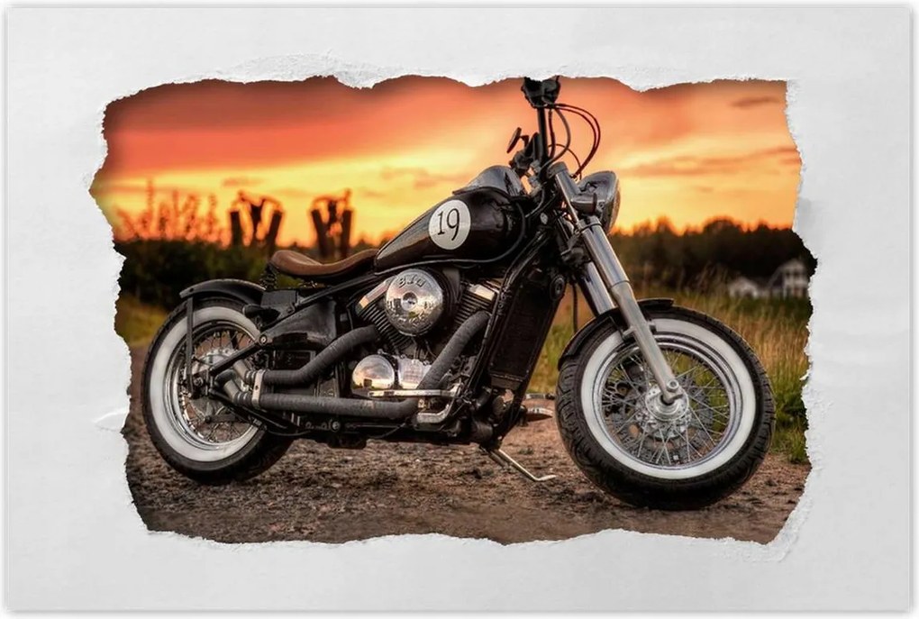 Poszterek 90x60 Motorkerékpár Motor