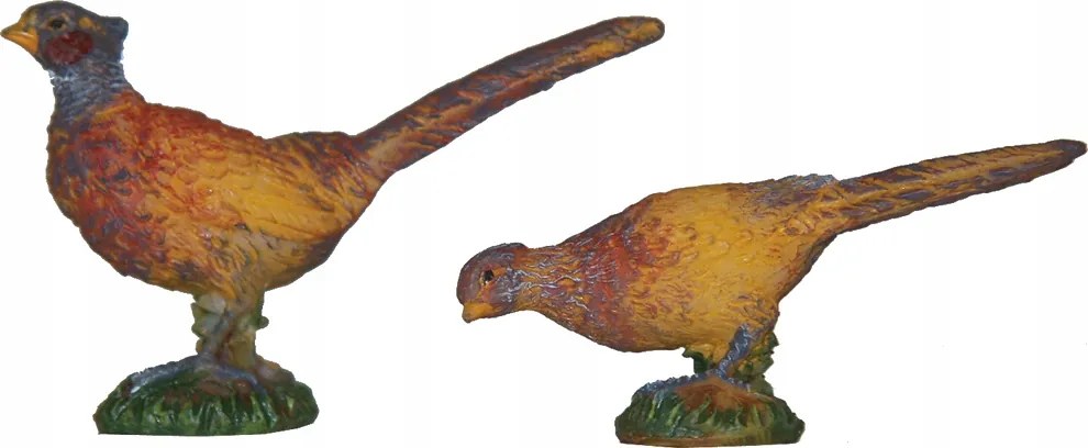 Karácsonyi betlehem figurák. '2 Fácán'- max. 4,0cm magas, 11-13cm-es figurákhoz