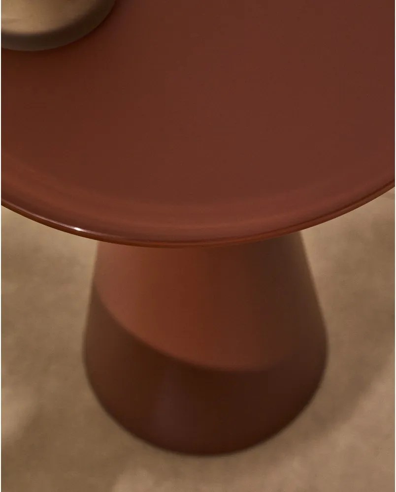 Kerek tárolóasztal üveg asztallappal ø 35 cm Wilshire – Kave Home