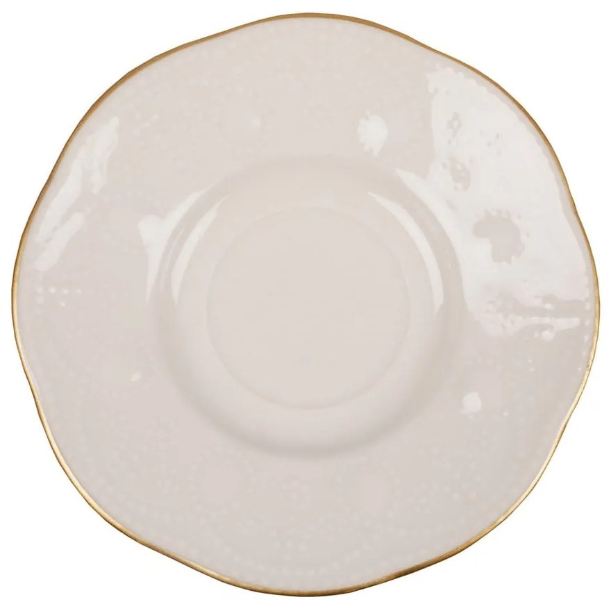 Stitched 6 db-os porcelán csésze és csészealj készlet- Kutahya
