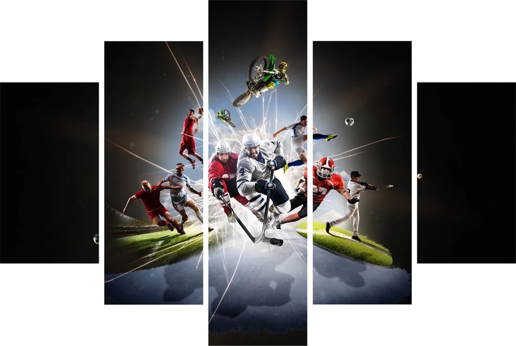 Kép - Sportolók (150x105 cm)