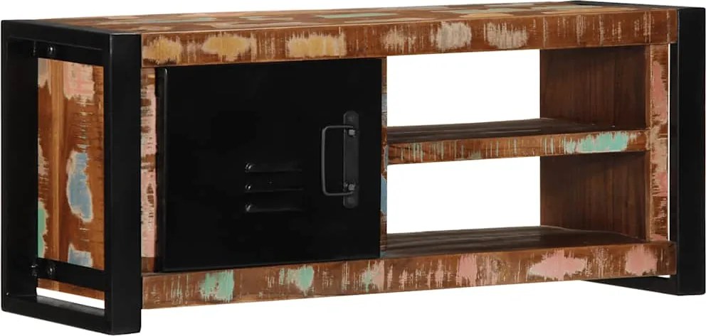 vidaXL TV szekrény 80x30x35 cm tömörfa, újrahasznosított fa