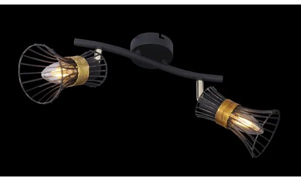 Globo 54814-2 - Spotlámpa PURRA 2xE14/40W/230V