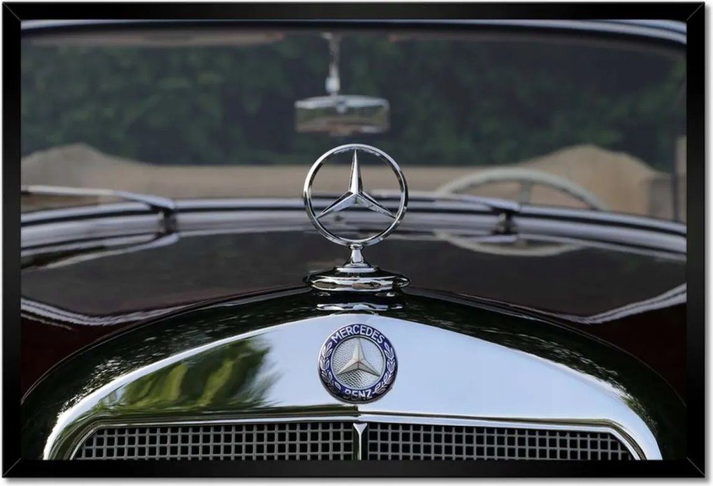Poszterek keretben 60x40 Mercedes Benz bélyeg