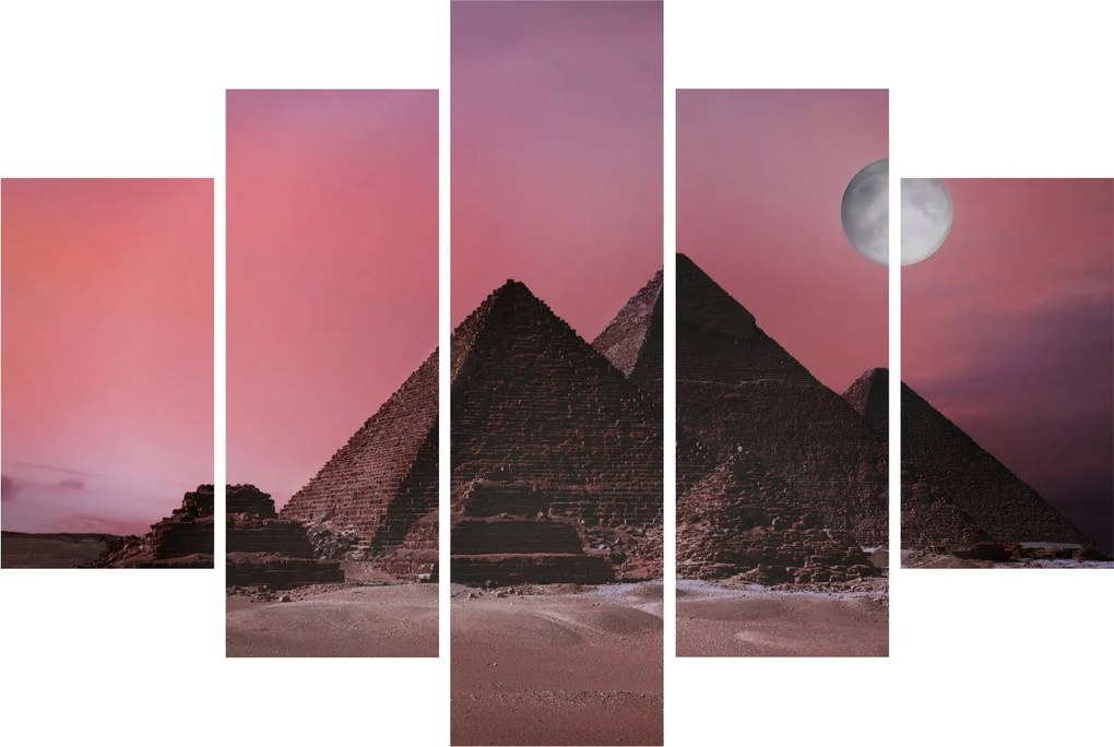 Kép - Piramisok giza, Egyiptom (150x105 cm)