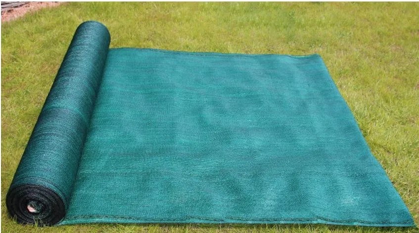 Árnyékoló háló sötétzöld 1,2x50m 90% árnyék