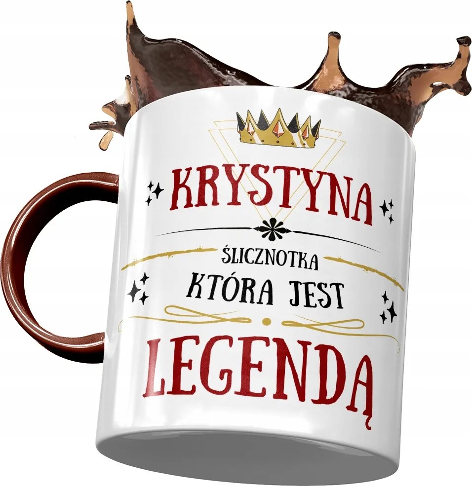 Bordó Bögre Krisztina Feleség Ajándék Nyomtatott Fotóval