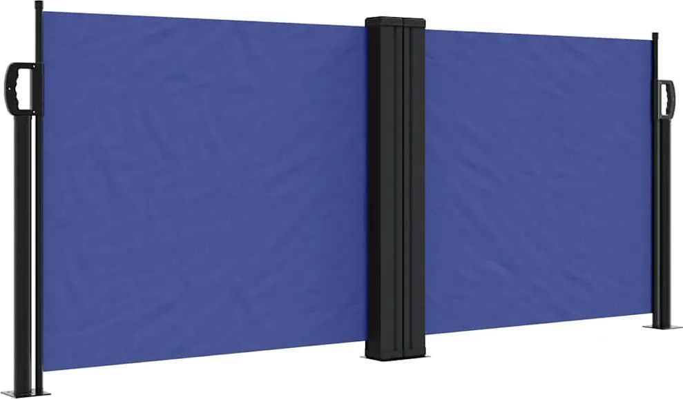 vidaXL kék behúzható oldalsó napellenző 100 x 1000 cm