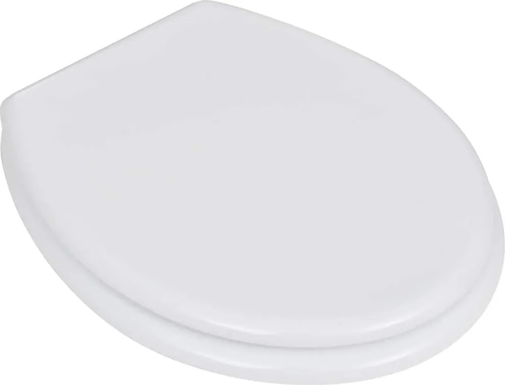Egyszerű tervezésű fehér MDF WC-ülőke