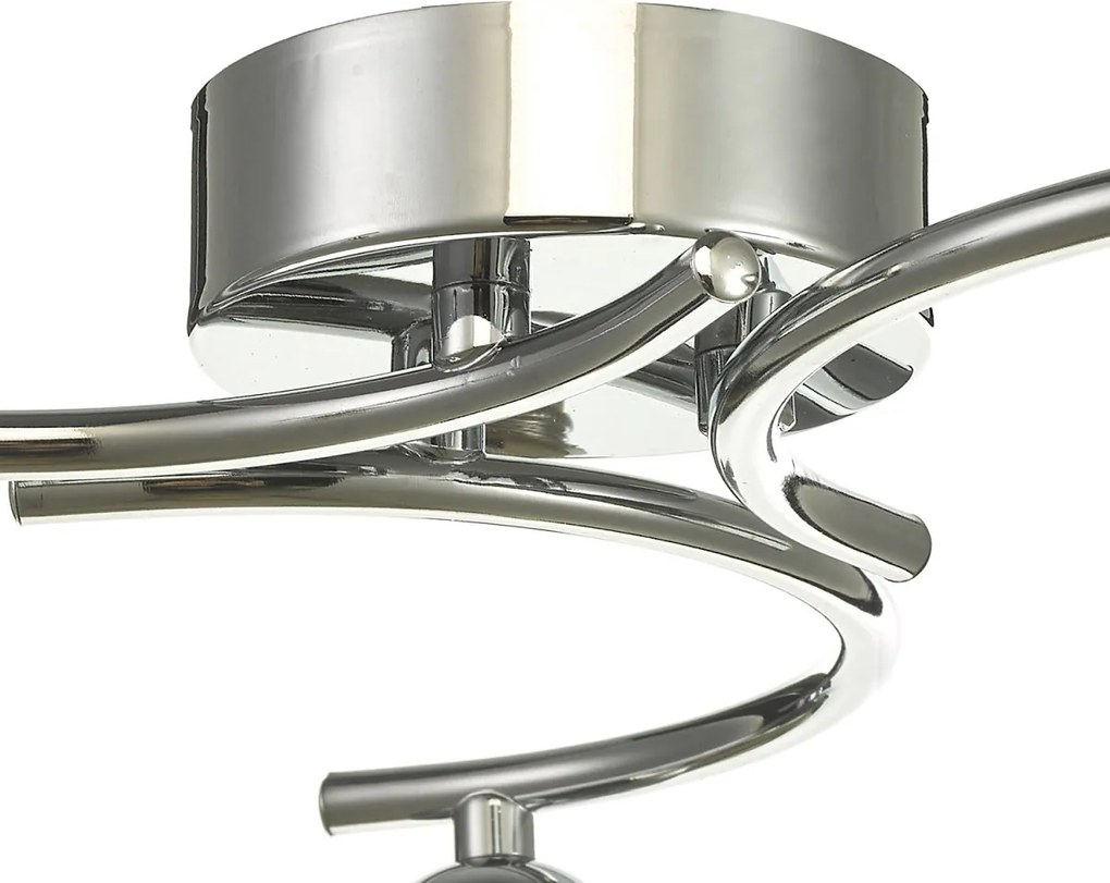 Dar Lighting modern mennyezeti lámpa nakita csiszolt króm darnak5350-04