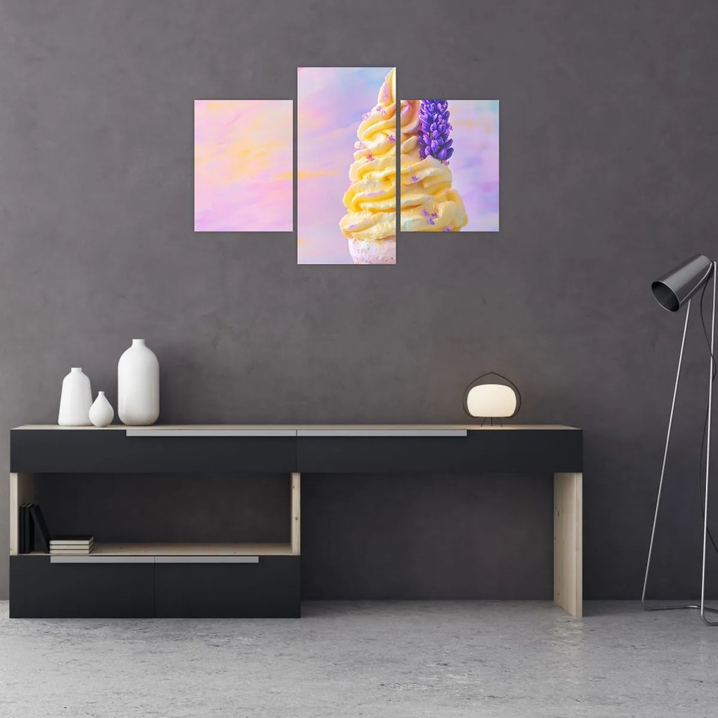 Kép - Levendulás fagylalt (90x60 cm)