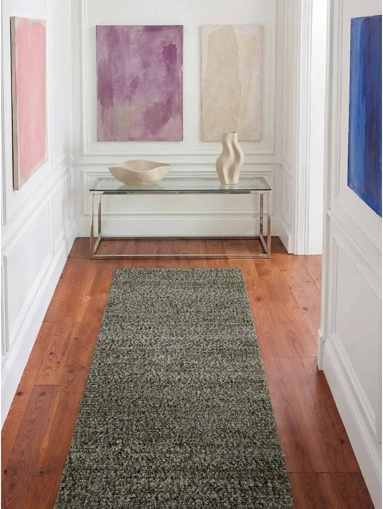 Zöld kézi szövésű buklé futószőnyeg 80x200 cm Notting Hill Portobello – Ted Baker