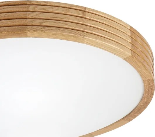 Brilagi - LED mennyezeti lámpa CARVALHO MODERN SLIM 2xE27/60W/230V, átmérő 37,5 cm, tölgy