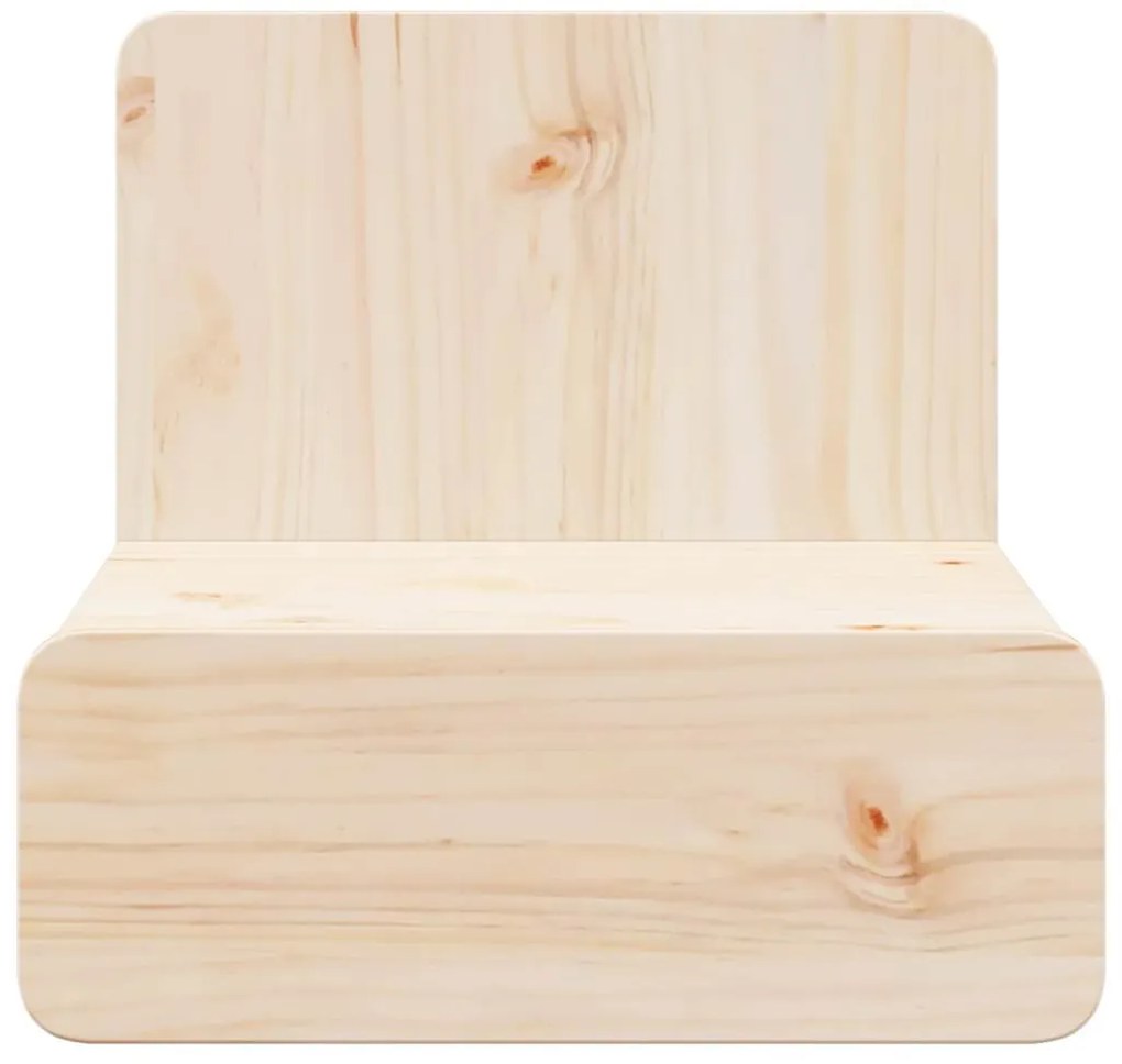 Éjjeli asztal 2 pcs Barna 44 x 32.5 x 40 cm Tömör fenyőfa