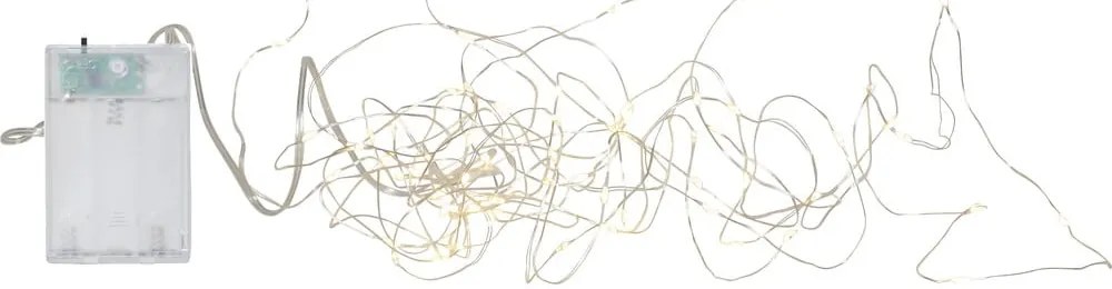 Fehér karácsonyi fénydekoráció szett 2 db-os Plain – Star Trading