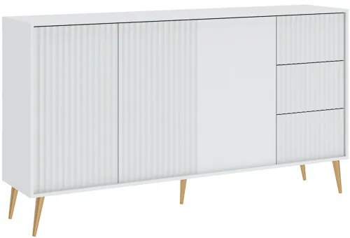 BARCELONA Komód Fehér Színben. 179 cm.