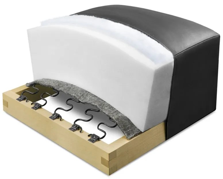 Taila kinyitható kanapé - Loft 01 / arany lábak