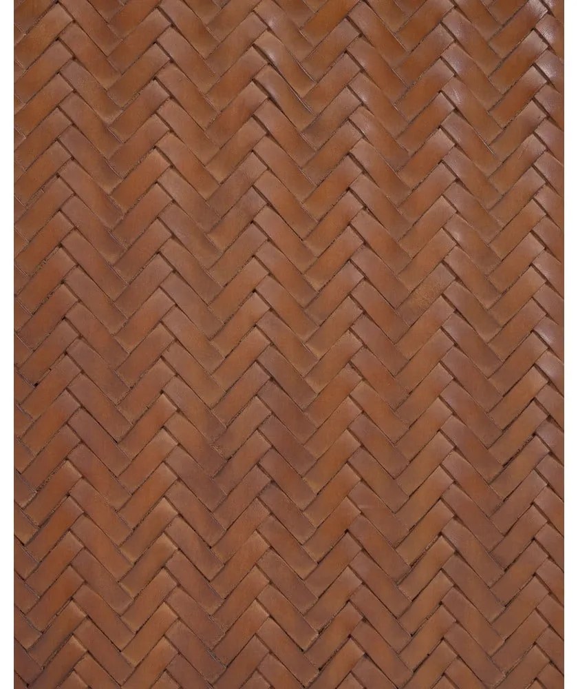 Barna bőr ágytámla 163x60 cm Natesa – Kave Home