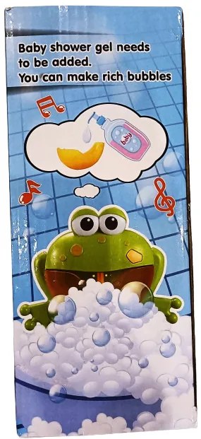 Bubble Frog Buborékfújó Béka fürdőkádba dallamokkal Buborék Fújó