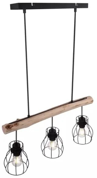 Globo 15326-3N - Csillár zsinóron MINA 3xE27/40W/230V