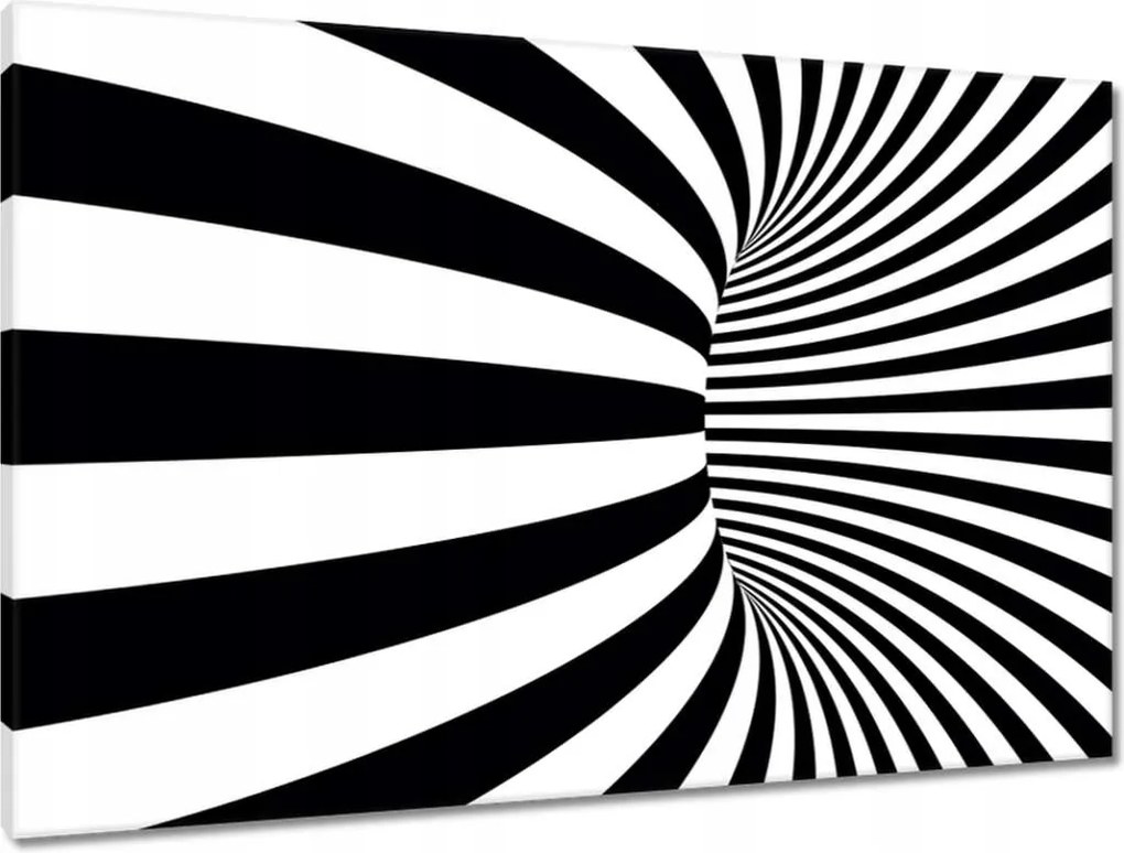 Vászonkép 90x60 Absztrakt fekete-fehér