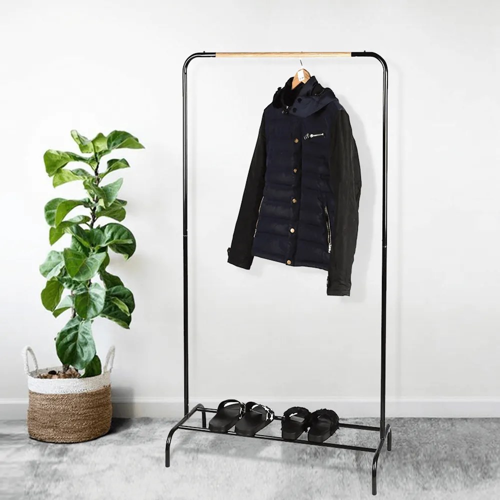 Akasztó, fekete/természetes, RAPSO