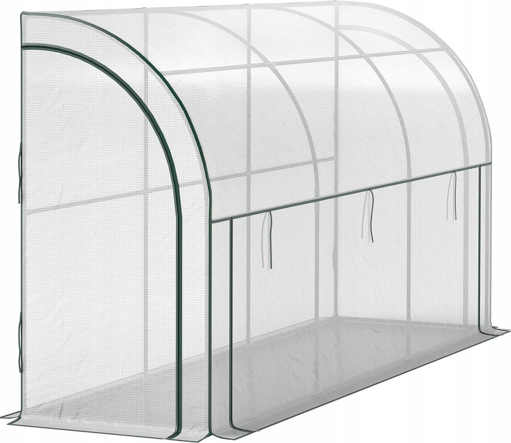 Aga Kerti fóliasátor falhoz 300x80x157 cm