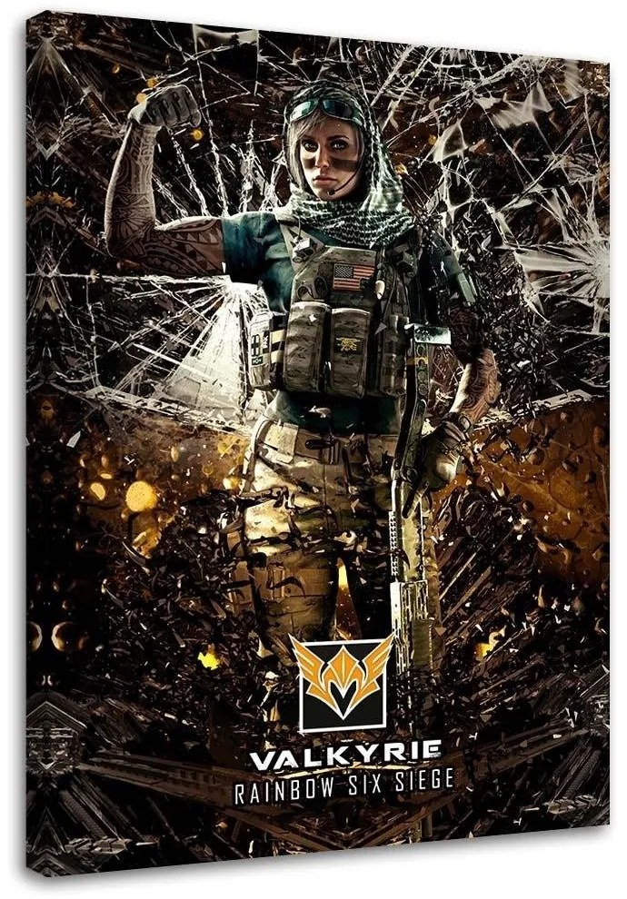Gario Vászonkép Narancssárga karakter játszik Rainbow Six Siege - SyanArt Méret: 80 x 120 cm