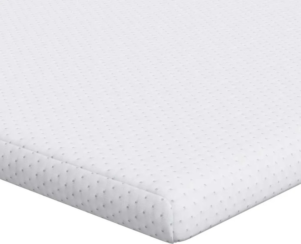 vidaXL Matrac topper Fehér 80 x 200 cm Jacquard Szövet