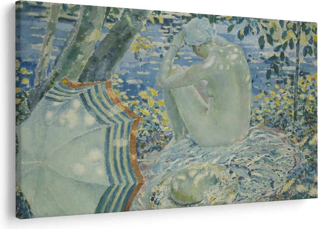 Kép - Frederick Carl Frieseke, On the Bank, reprodukciók (90x60 cm)