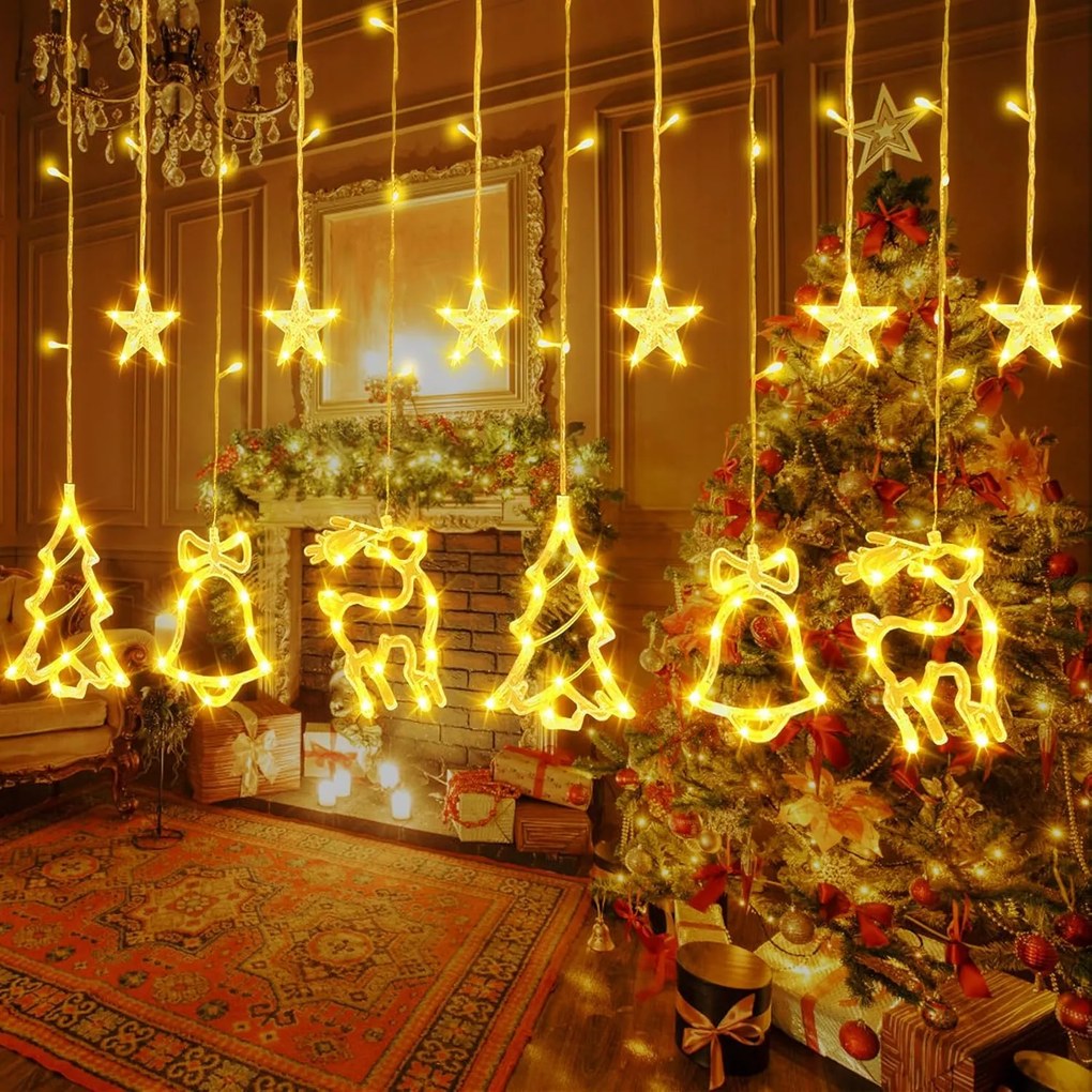 LED-es karácsonyi fényfüzérek IP44