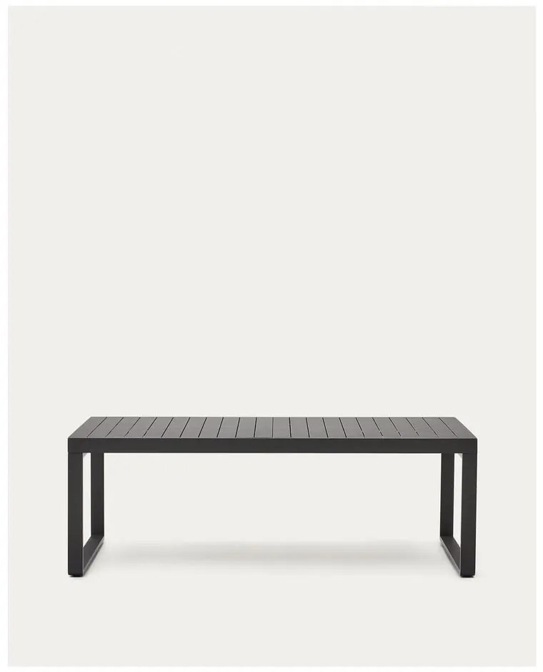 Fém kerti étkezőasztal 100.5x220 cm Galdana – Kave Home