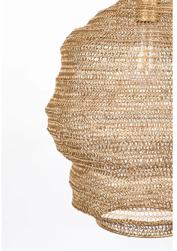 Lena aranyszínű függőlámpa, ø 48 cm - White Label
