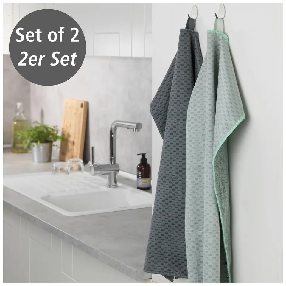 Mikroszálas konyharuha szett 2 db-os 40x60 cm Miko – Wenko