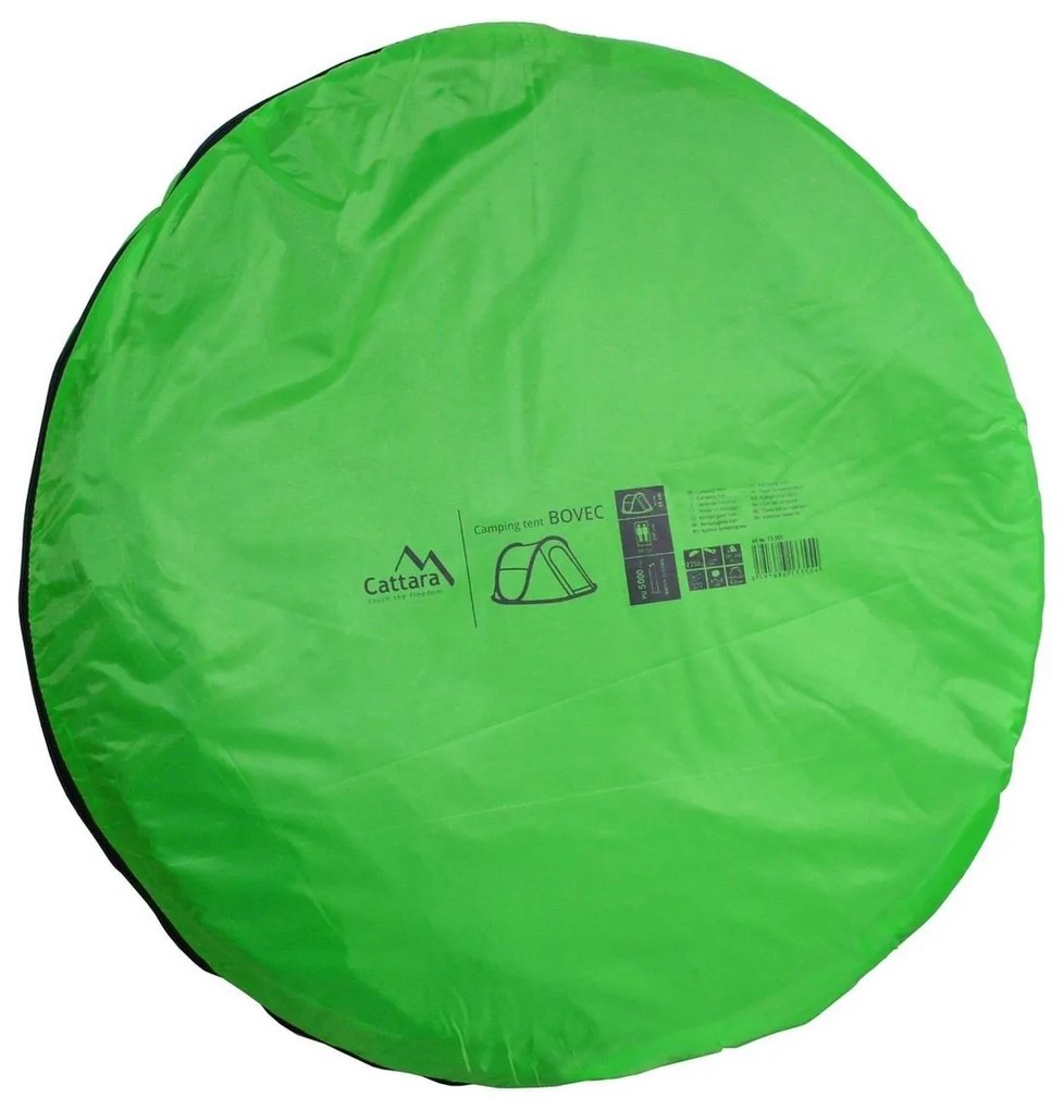 Cattara Bovec 2 személyes sátor zöld, 245 x 145 x 95 cm