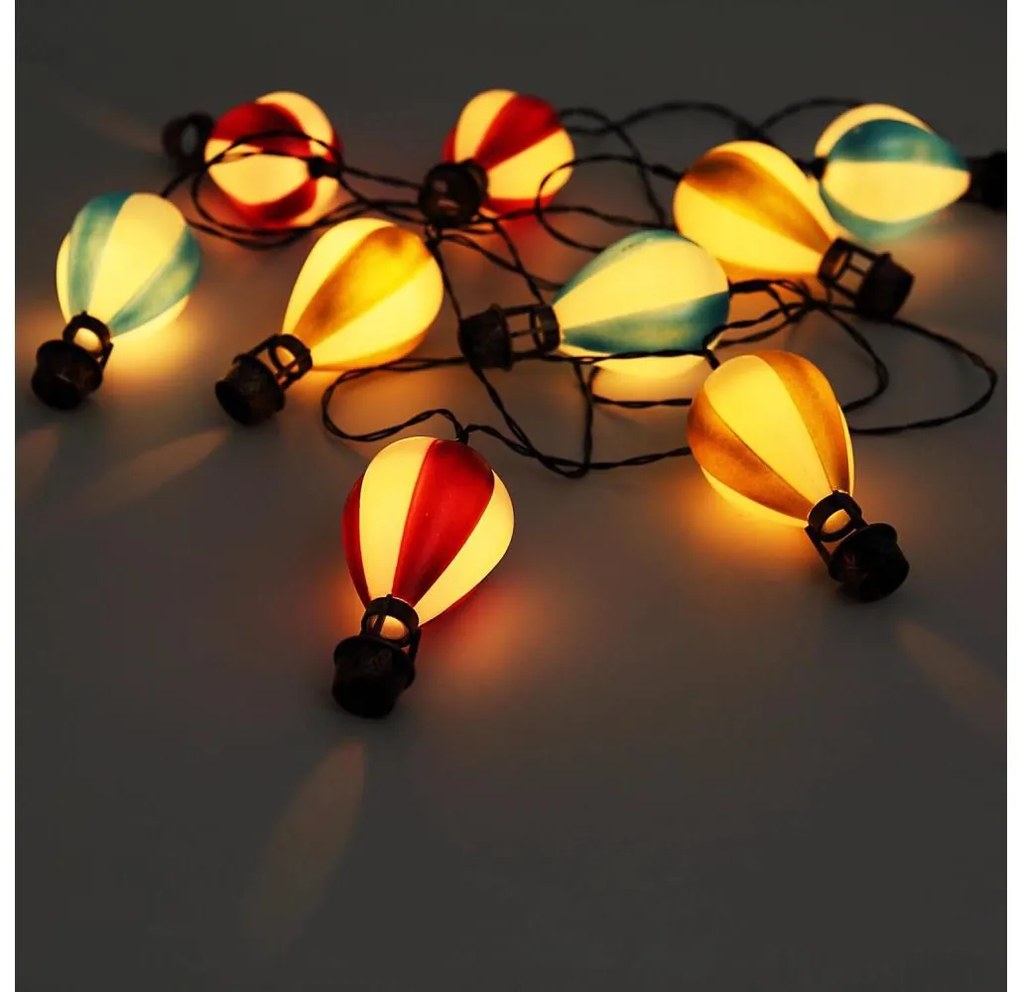 Globo 36139-9 - LED Szolár lánc 9xLED/0,06W/3V 390 cm IP44