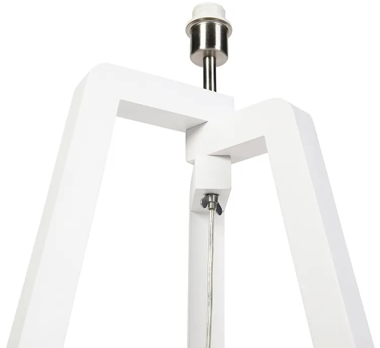 Modern állólámpa fehér, búra nélkül - Puros