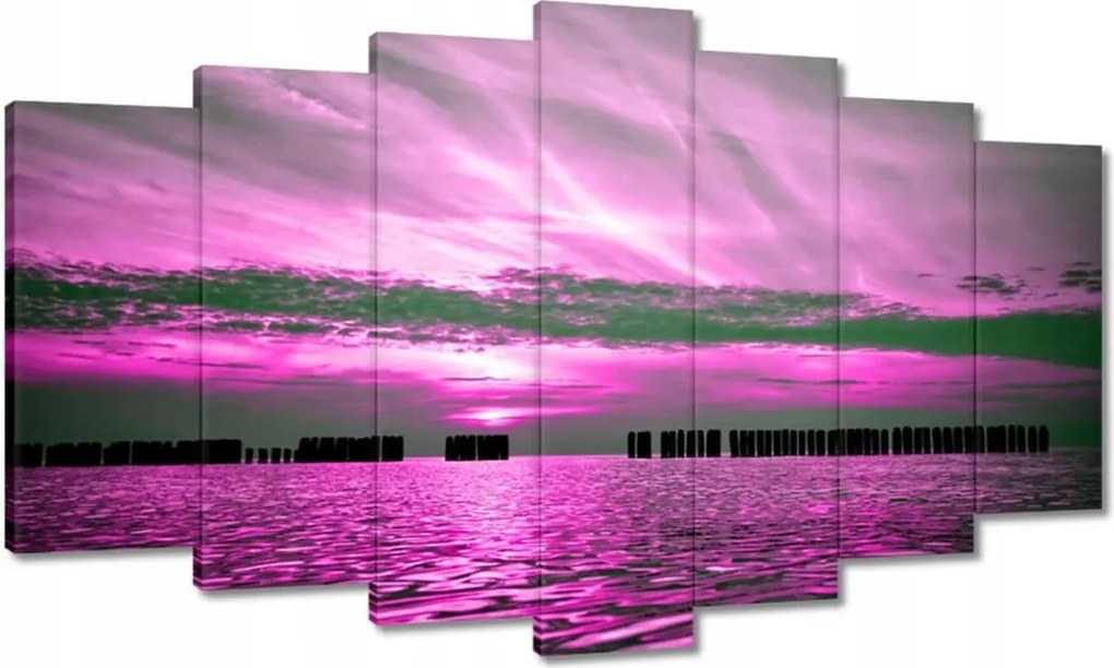 Vászonkép 140x80 Hanga naplemente