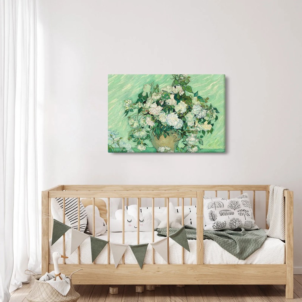 Kép - Vincent van Gogh, Roses, reprodukciók (90x60 cm)