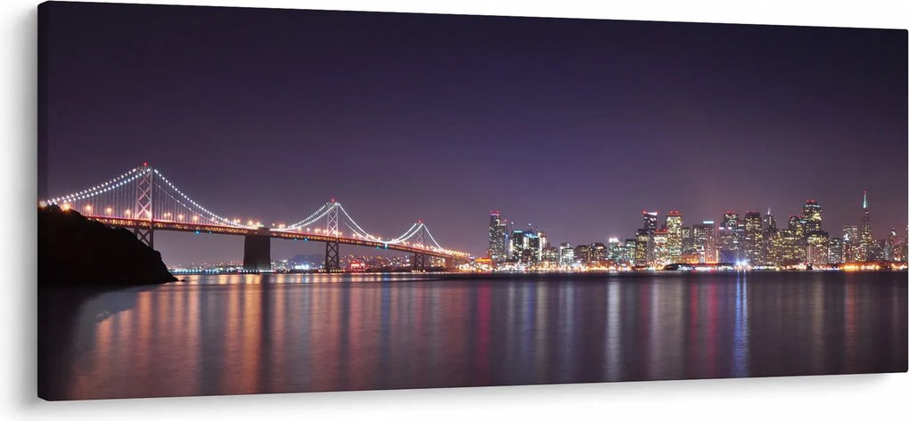 Kilátás San Francisco-ra, California (120x50 cm)