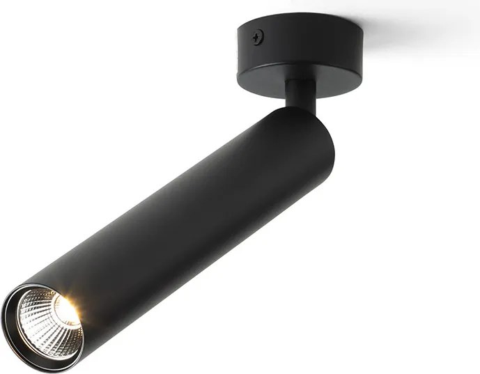 RENDL DARRIN R felületre szerelhető fekete 230V LED 6W 24° 3000K